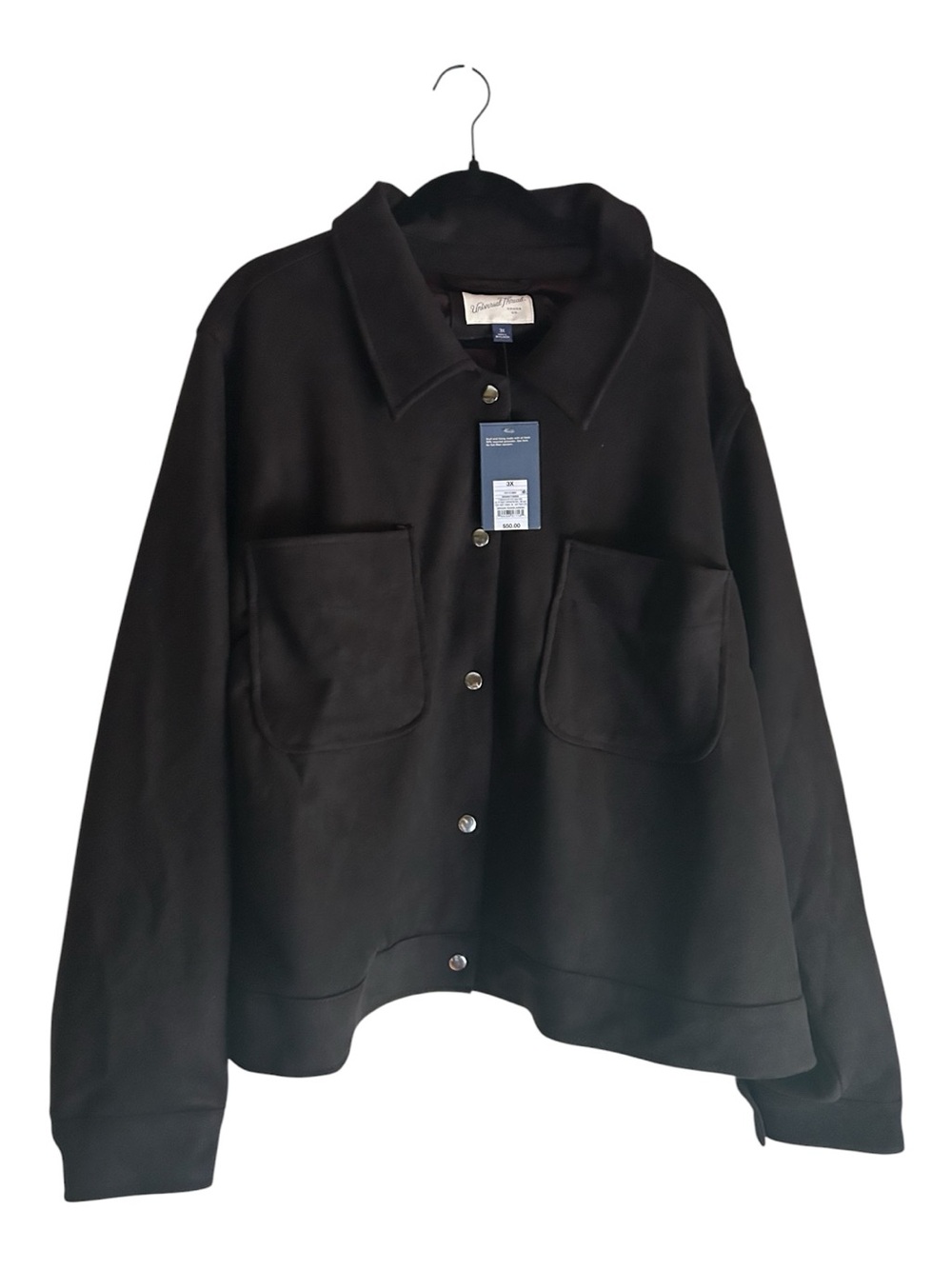Universal Thread Size 3X Brown Button-Up Utility Jacket